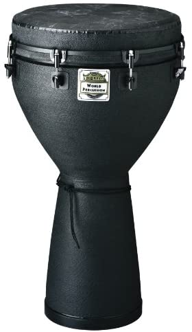 Remo DJ-0012-BE African Collection Djembe, Black Earth, 12x 24 Inch