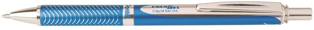 Pentel BL407-A line Width, Liquid Gel-Roller Sterling with a Pressure Mechanism, 0.35 mm Light Blue
