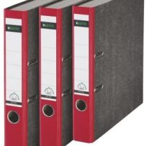 Leitz 180° A4 Board Lever Arch File 50mm Red - Pack of 3