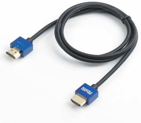 SlimHDMI 1m Slim HDMI Cable, The World's Slimmest HDMI Lead? (Gold Plated, 1080p, 3D, High Speed, ARC), Classic SlimHDMI Cable