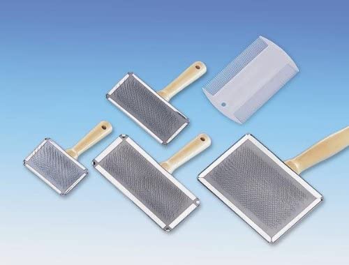 Nobby Nature Line Slicker Brush, Extra large, 12 x 7.5 cm, Silver, XL
