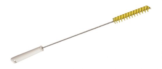 Neolab 2 7599 Bottle Brush Polypropylene Bristles, 115 mm x 20 mm Diameter – Yellow