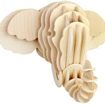 Quay Elephant Head Woodcraft Construction Kit FSC
