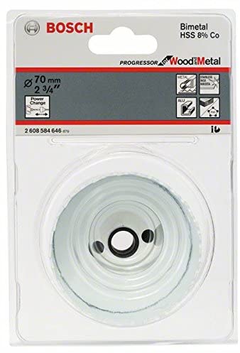Bosch Professional 2608584646 Progressor Hole Saw, 70mm diameter , 15cm x 8cm x 20cm, White - Image 2
