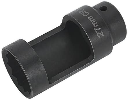 Sealey Sx024 Diesel Injector Socket 27Mm Thin Wall 1/2Sq Drive, Red