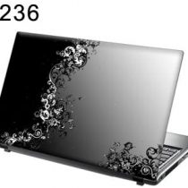 TaylorHe 15.6 inch 15 inch Laptop Skin Vinyl Decal with Colorful Patterns and Leather Effect Laminate MADE IN BRITAIN Pink Butterflies