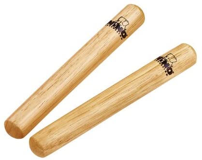 Nino Percussion NINOSET3 Children's Instrument Set (7 items) Jingle Stick, Wooden Claves, Egg Shakers, ABS Hand Drum - Image 4
