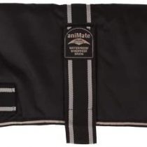 Animate Padded Waterproof Dog Coat, 10-inch, Black