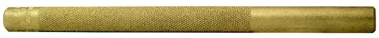 Mayhew Pro 25076 1/2-Inch Knurled Brass Drift Punch, 1/2" - 13 mm x 7"