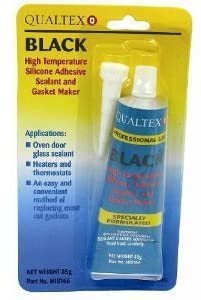 Silicone Adhesive Glue Sealant & Gasket Maker for Ovens, Black