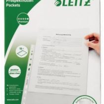 Leitz Standard Document Wallets Set of 15 A4 Format, Crystal Clear with Glossy Finish, 0.075 mm PP Film, 47706002