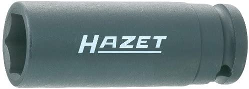 HAZET 900SLG-21 85 mm 6-Point Hexagon Traction Profile Impact Socket - Phosphatised/Oiled, 21 mm (Schlüsselweite)
