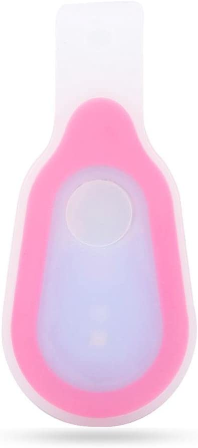 Keenso Outdoor Silicone Clip Light Safety Attach LED Clip-On Night Light (Pink), Approx. 8 x 4 x 2cm / 3.1 x 1.5 x 0.7inch - Image 2