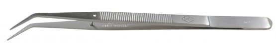 Weller Erem 24SA Precision Tweezers, Curved 40°, With Robust pointed tips, 150 mm