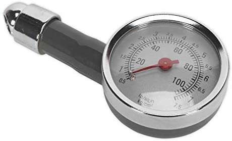 Sealey Tstpg43 Dial Type Pressure Gauge 0-100Psi, Multicoloured - Image 2