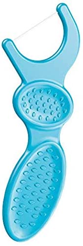 Plackers Kids Flossers, Blue, Yellow, Orange, Wild Fruit, 75 Count, 75 count (Pack of 1) - Image 4