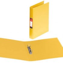 5 Star Office Ring Binder 2 O-Ring Size 25mm Polypropylene A4 Yellow [Pack 10]