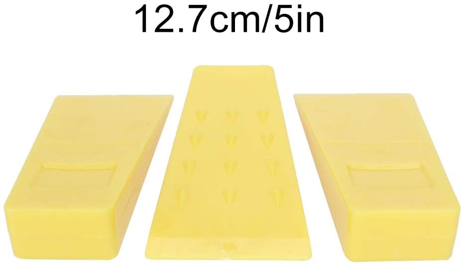 TOPINCN 3Pcs 5.5 Inches Felling Wedges Plastic High Impact Chainsaw Chain Saw Accessories Logging Tools for Tree Cutting - Image 2