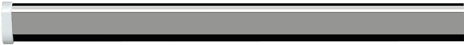 Spirella Ova Rondo Bright Finish Curved Corner Enclosure Aluminium Chrome Shower Curtain Rail Enclosure Size 90 cm x 90 cm Diameter 30 mm x 17 mm - Image 2
