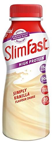 SlimFast Ready To Drink Shake, Tasty, Balanced Shake with Vitamins and Minerals, No Sugar, Vanilla Flavour, 6 x 325 ml Multipack - Image 2