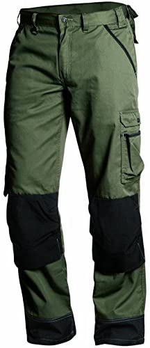 Blakläder 145418354699C52 Size C52 Garden Trousers - Army Green/Black, 36