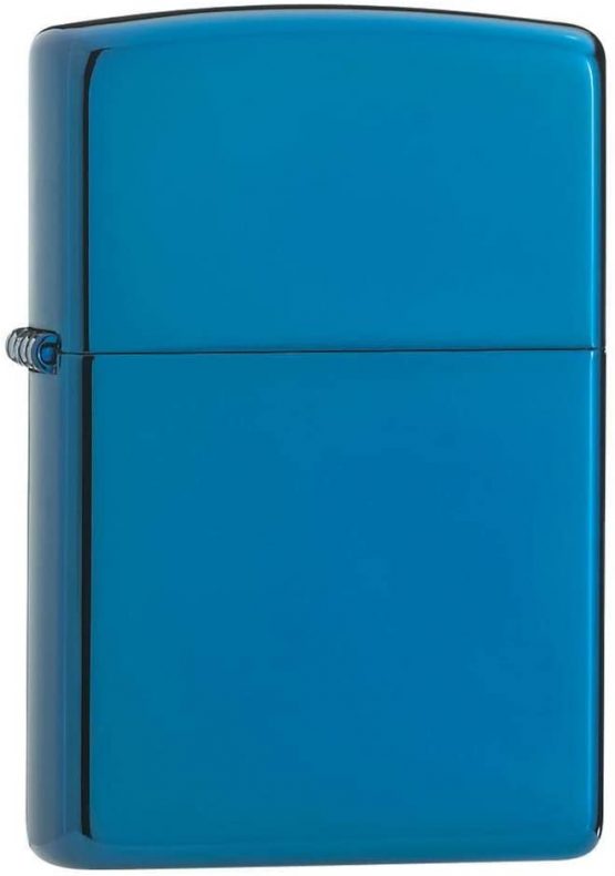 Original Zippo Lighter, Pure, Sapphire