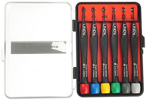 LINDY Computer Technician Precision Screwdriver Set, Multicolored, 6 Piece - Image 2
