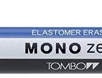 Tombow Mono Eraser Set Includes Zero Rectangle Tip Eraser - White/ Eraser Refills (Pack of 2)