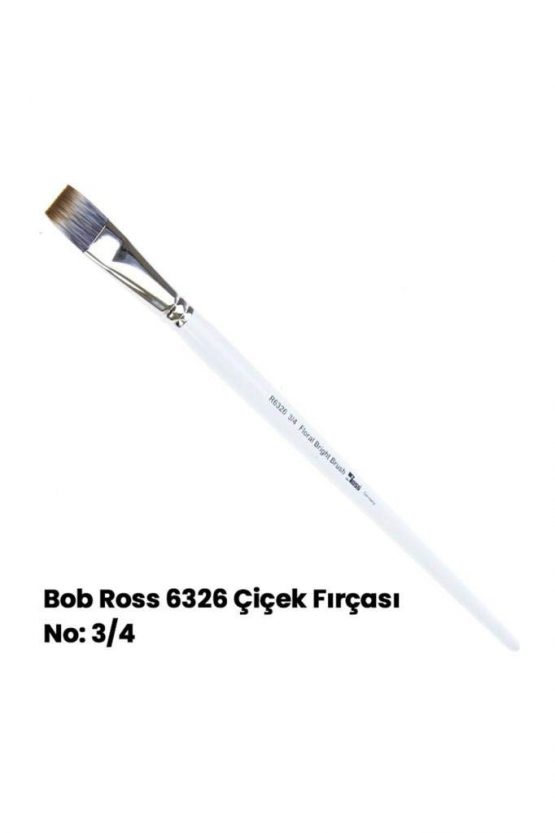 BOB ROSS 751006447 Bob Ross Filbert Brush 6, CR6447