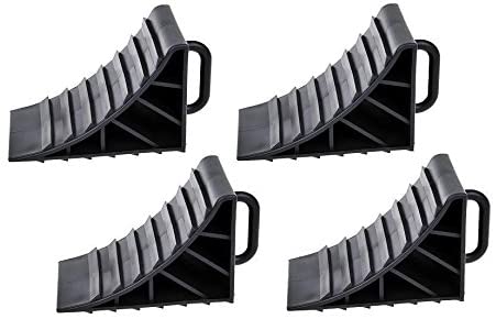 APT 4 x Trailer Brake Chock with Handle for Motorhome Car