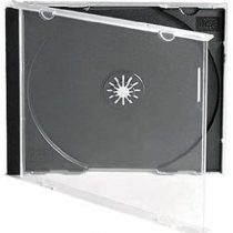 25 CD/DVD Single Jewel Cases