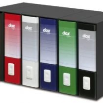 Esselte Dox 1 A4 Lever Arch File Black (Pack of 6)