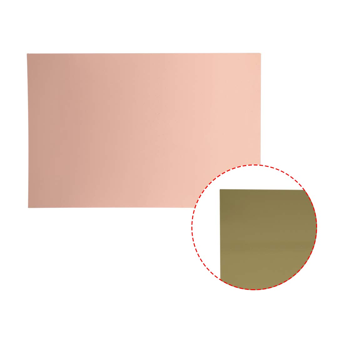 sourcing map Single-Sided Copper Clad Laminate PCB Circuit Board, FR4 300x200mm 11.81x7.87 inch