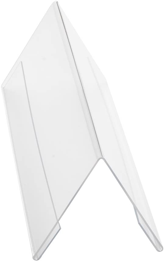 Deflecto Seminar Sign Holder Tent-shaped A5 Clear Ref 48701 , 019006, A5 Tent-Shaped - Image 4