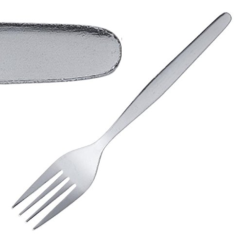 Olympia Kelso Children's Fork (Pack of 12), 145(L) mm, Silver, Children's Cutlery, High Polished 18/0 Stainless Steel - Image 2