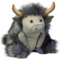 Dora Designs - 'Posh' Angus Highland Cow - Doorstop by Dora Designs