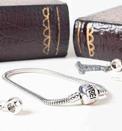 Harry Potter The Carat Shop Small 18cm Official Jewelry Silver Charm Bracelet Slider Charms Available in 4 sizes (18 Centimeters) - Image 3
