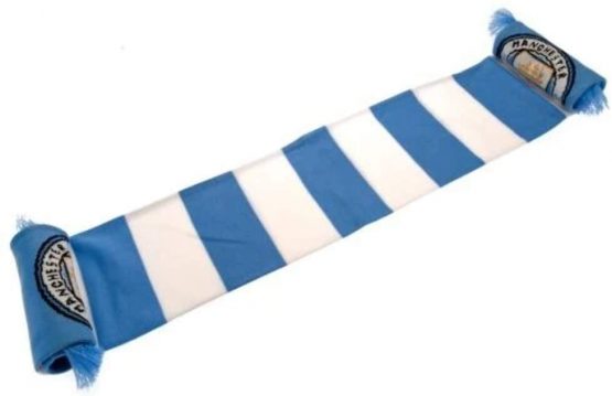 FC Manchester City 0660 Scarf, Children, Multi-Colour, One Size - Image 2