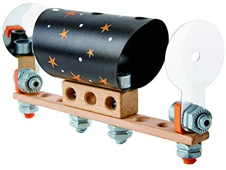 Hape Junior Inventor Optical Science Lab - Wooden Building Set including 7 Experiments, Mehrfarbig, Medium