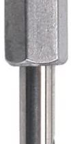 Wolfcraft 7260000 Broca espirales HSS, afilado precisión, con vástago Hexagonal, longitud del Espiral 26 mm Pack 1