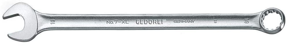 GEDORE 7XL13 Combination Spanner, AF 13 mm, Extra Long, 15° Angled, Bi-hex, UD Profile, Spanner, 225 mm, 7 XL 13, Silver - Image 2