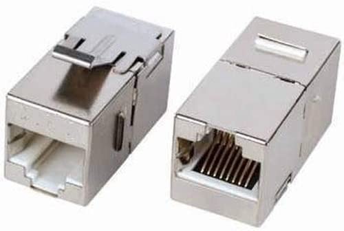 PremiumCord RJ45 Cat6 8/STP Coupler for Keystone Patch Panel Srjp-05, silver, 0,04 m - Image 2