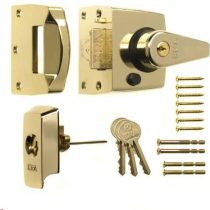 ERA 1830-31 40mm High Security BS Nightlatch - Brass Effect Body