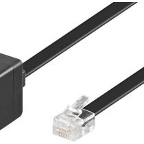 Goobay 68264 Modular Extension Cable RJ12 Male (6P6C) to RJ12 Female (6P6C) 6 m Black