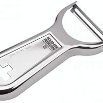 Kuhn Rikon 2777 Metallic Swiss Peeler, Silver, 4 Inches