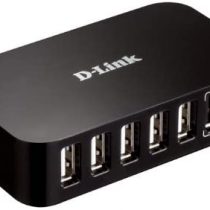 D-Link DUB-H7/B 7-Port USB 2.0 Hub - UK Version