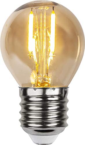 Star Illumination Glass Light Bulb 0.23 W Amber 7 x 4.5 cm, 7 x 4,5 cm