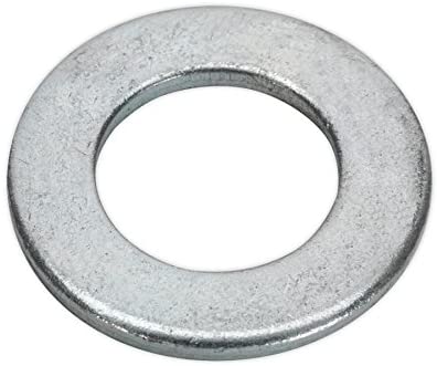 Sealey FWC2039 Flat Washer M20 x 39mm Form C BS 4320 Pack of 50, Silver