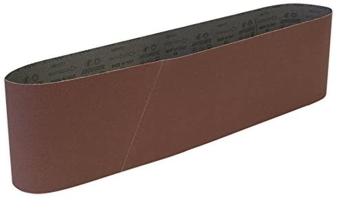 Sealey SB0018 100Grit Sanding Belt, 0 V, Brown, 150 x 1220 mm