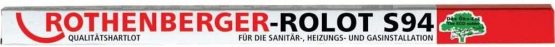 Rothenberger 40094 Soldering Rods Rolot 2x2x500mm-1kg, Bronze
